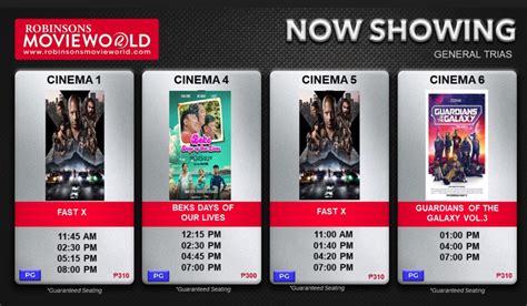robinsons iligan cinema ticket price